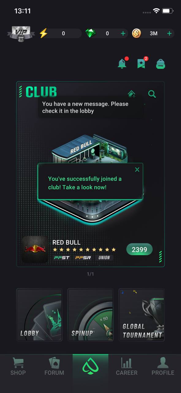 How to join PPPoker step 7 — take a seat at the cash tables and play